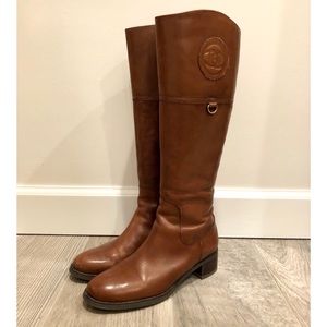 Etienne Aigner Leather Riding Boot